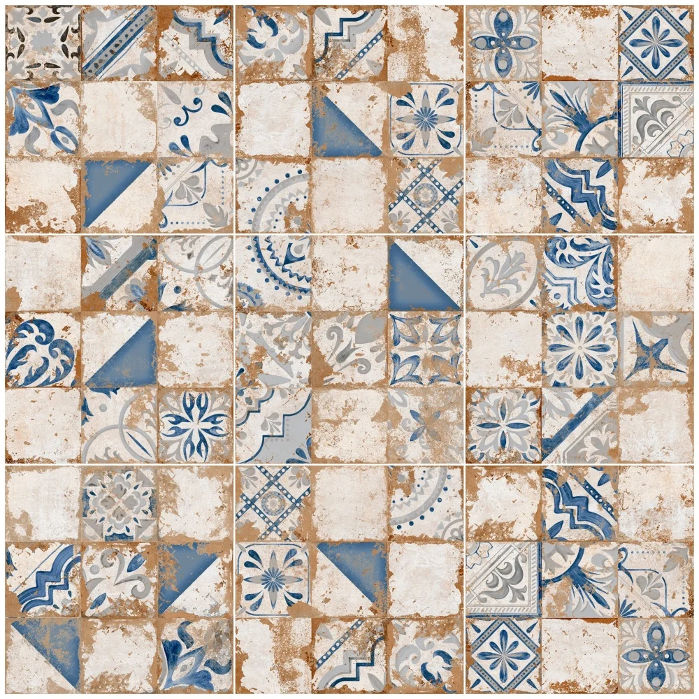 El molino gres Memory Azul Brillo Rect. 58x58